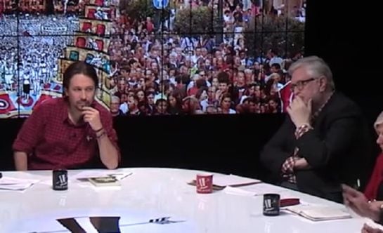 Pablo Iglesias y Manuel Monereo, en un programa reciente de Fort Apache