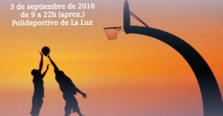 Cartel del Torneo de Baloncesto Solidario 3x3