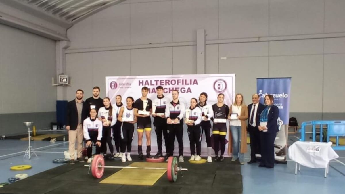 Socuéllamos rinde homenaje a Antonio Galiana con un trofeo de halterofilia