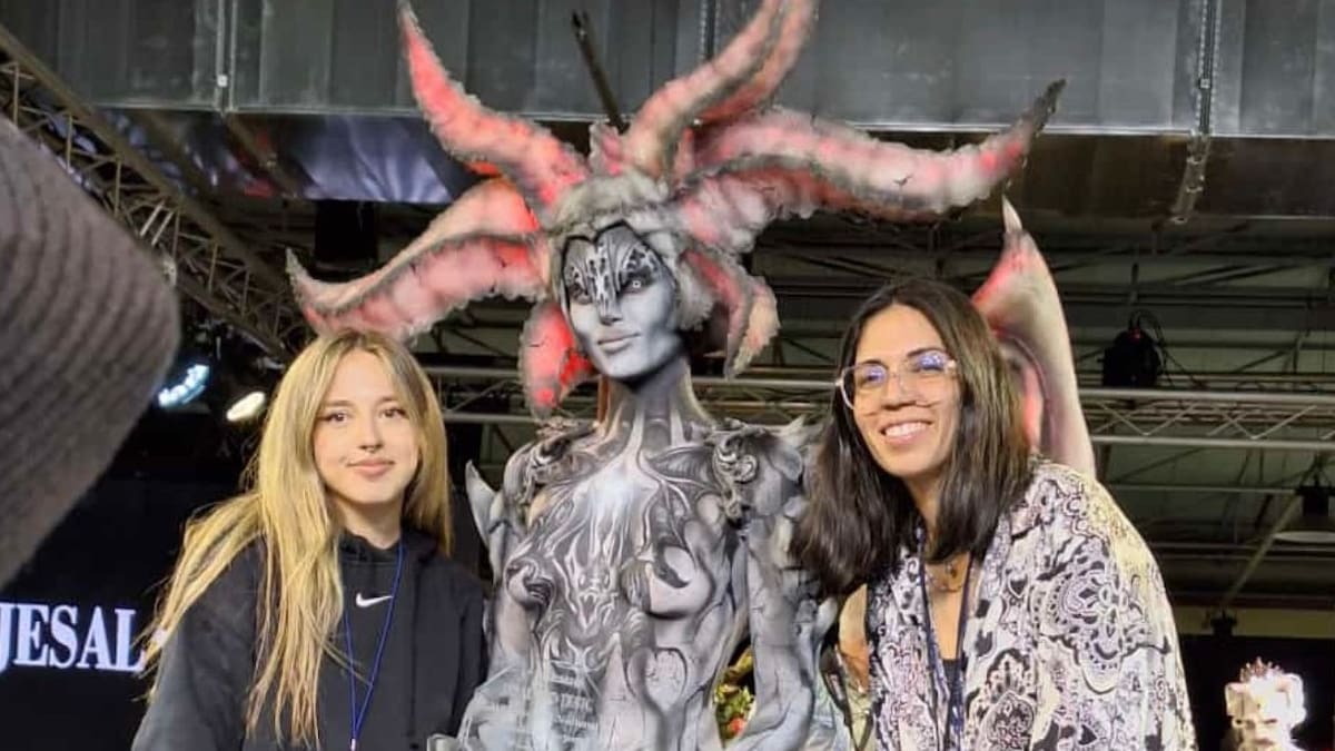 Entrevista a Yovana Fandiño y Carla Quijada, campeonas de España de body painting