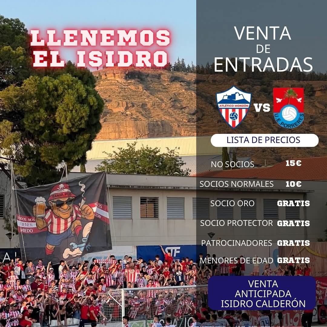 El objetivo es llenar el Isidro Calderón