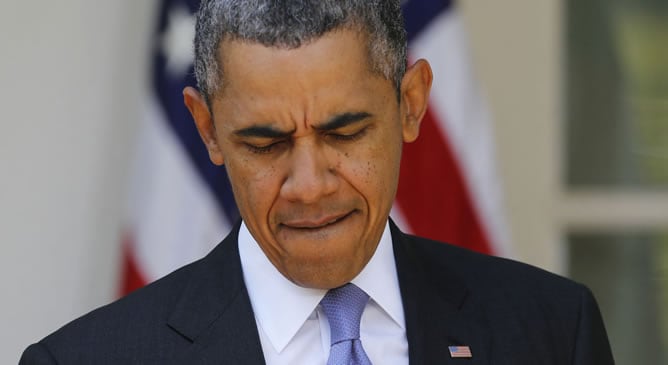 Barack Obama, durante su comparecencia en la Casa Blanca