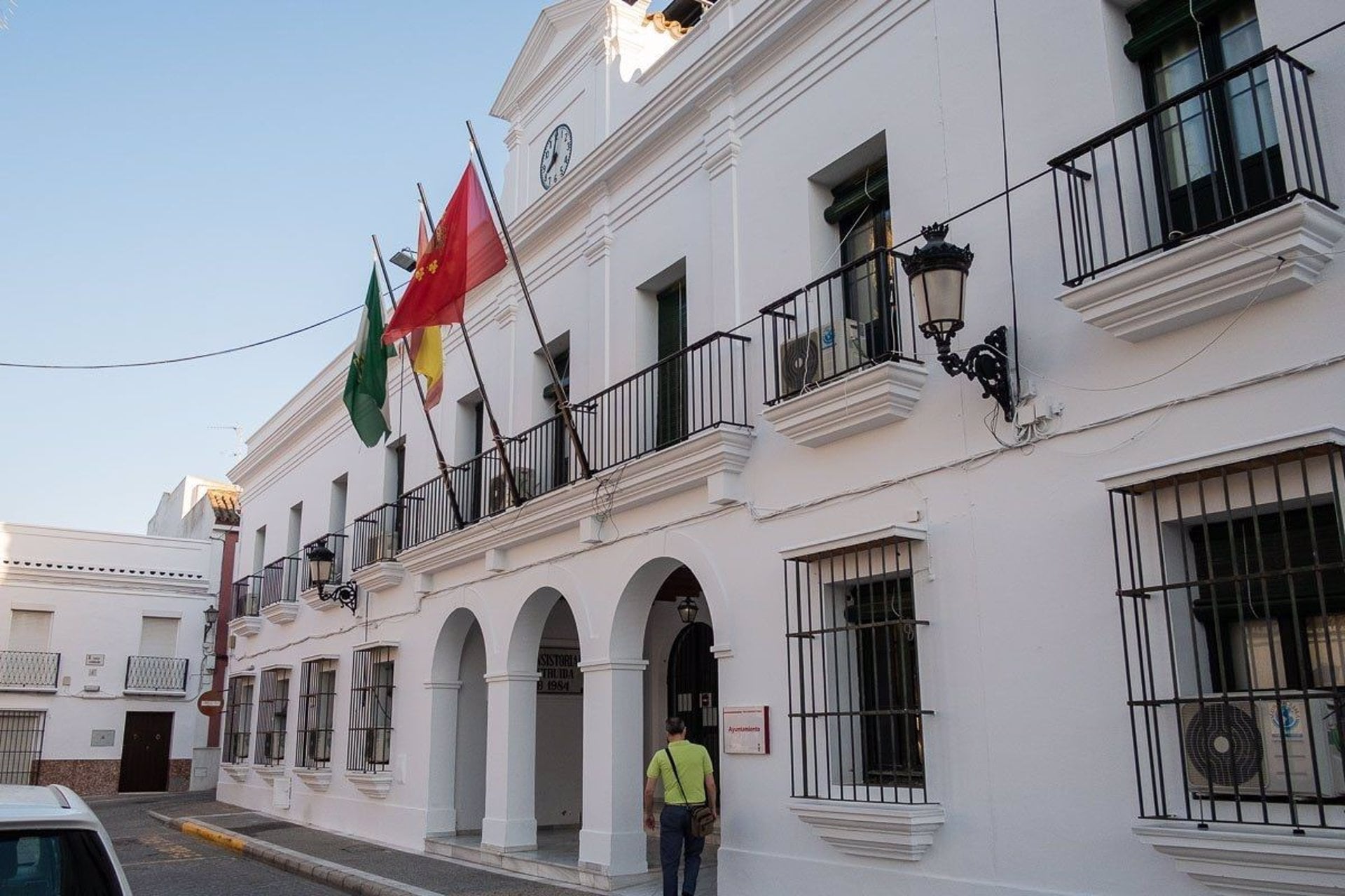 Fachada del Ayuntamiento de Trebujena