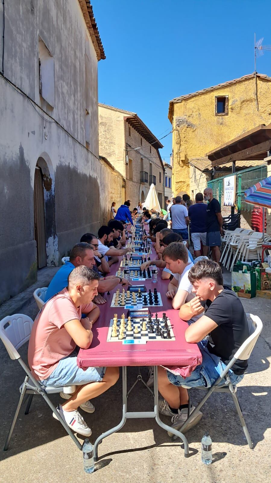 Participantes de la tercera prueba del XX Circuitode Ajedrez del Somontano.