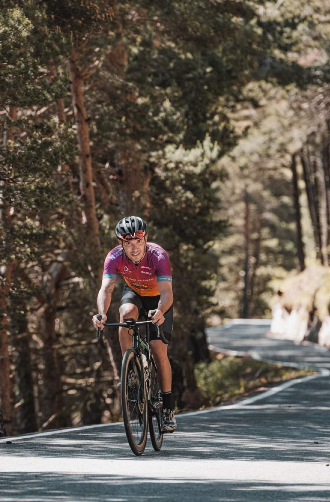 Joaquim Rodríguez amb el mallot de La Purito 2020.