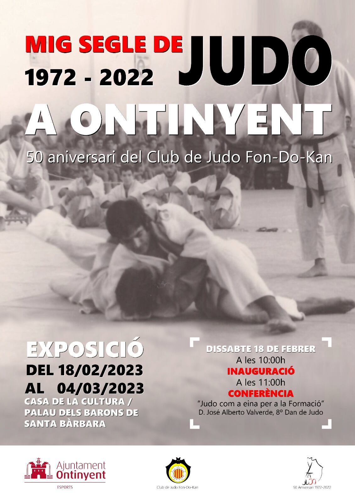 Cartell exposició judo