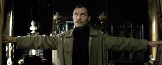 El actor Jude Law, en su papel de doctor Watson en &#039;Sherlock Holmes: Juego de sombras&#039;