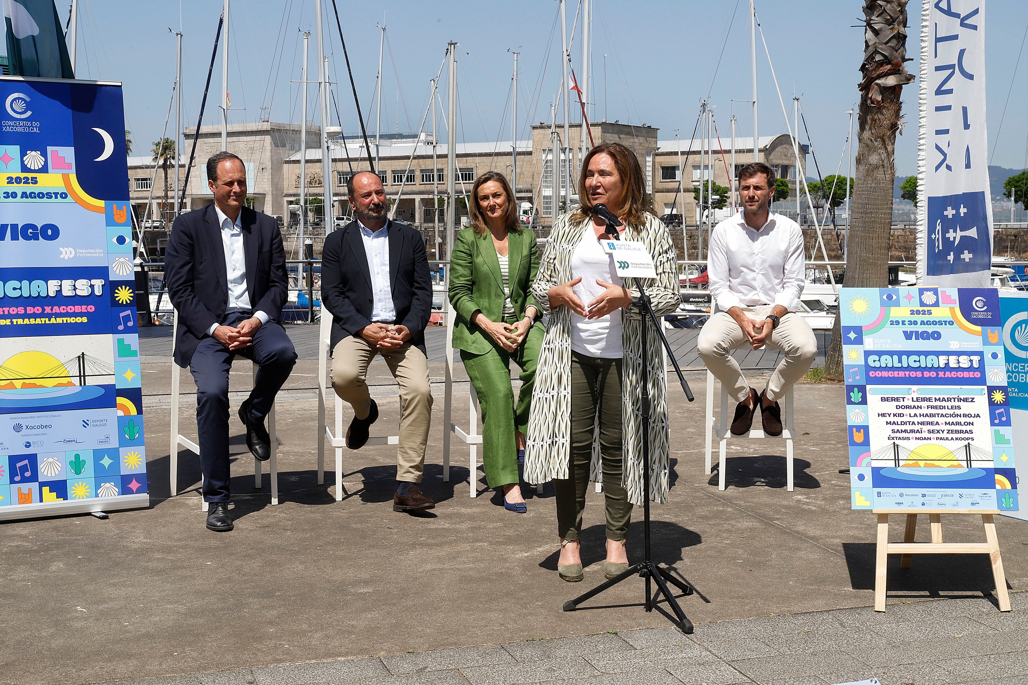 Ana Ortiz, delegada de la Xunta en Vigo, presenta en Vigo el Galicia Fest