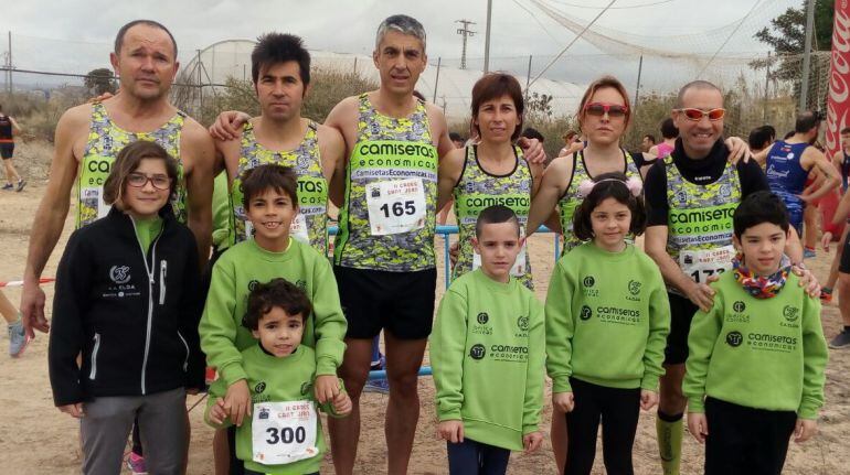Atletas eldense en el Provincial de Sant Joan d´Alacant