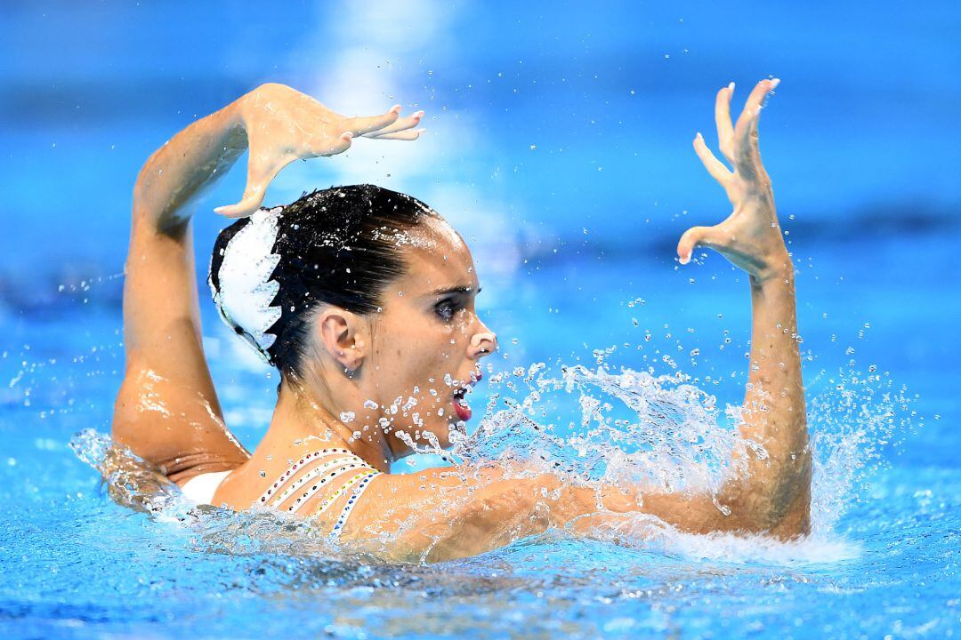 Ona Carbonell en los Mundiales de Gwanju.