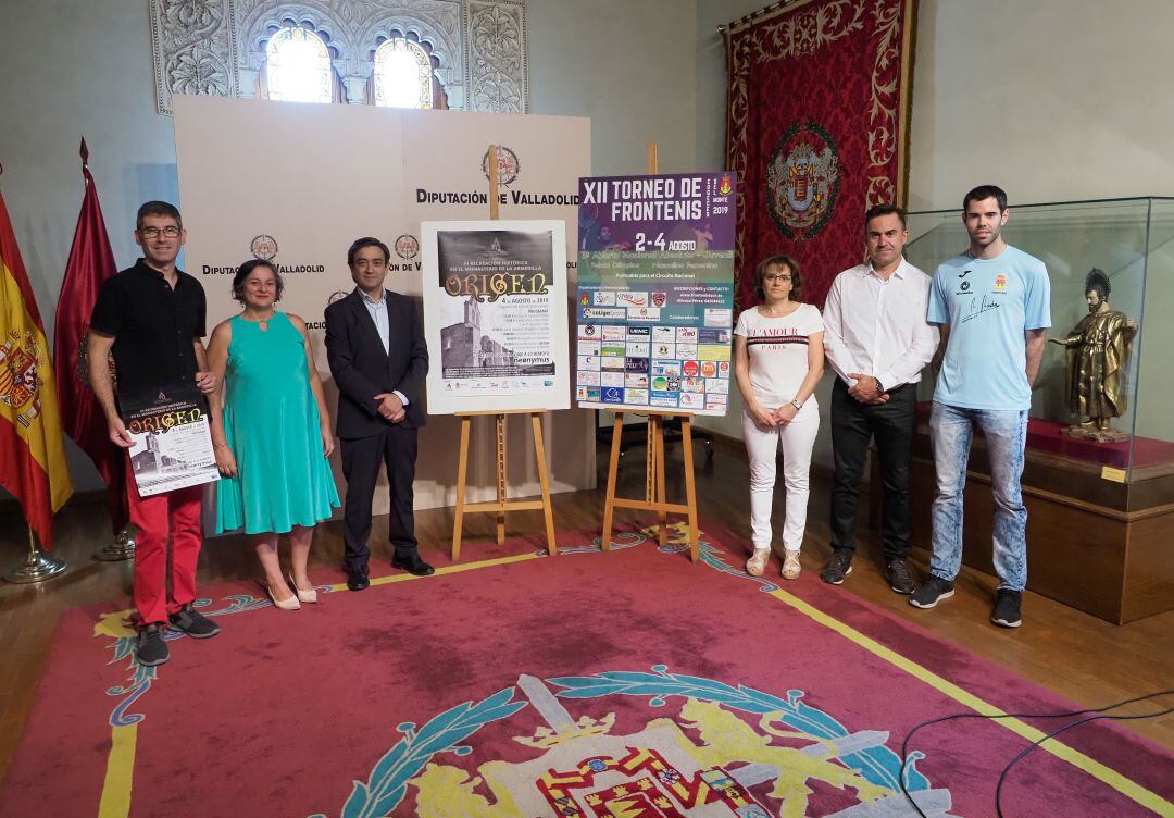 Presentación de la recreación histórica y el torneo de frontenis de Cogeces del Monte