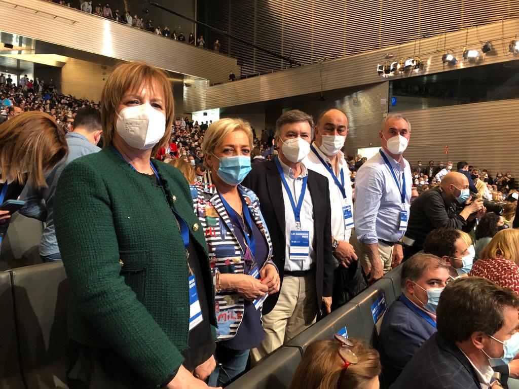 Representantes del PP de Segovia en el XX Congreso Nacional