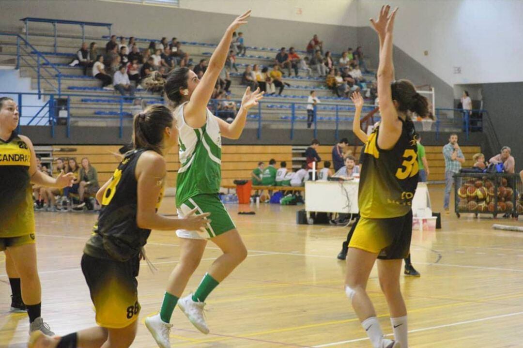 Andrea Maceas durante el partido de la Copa Diputación 