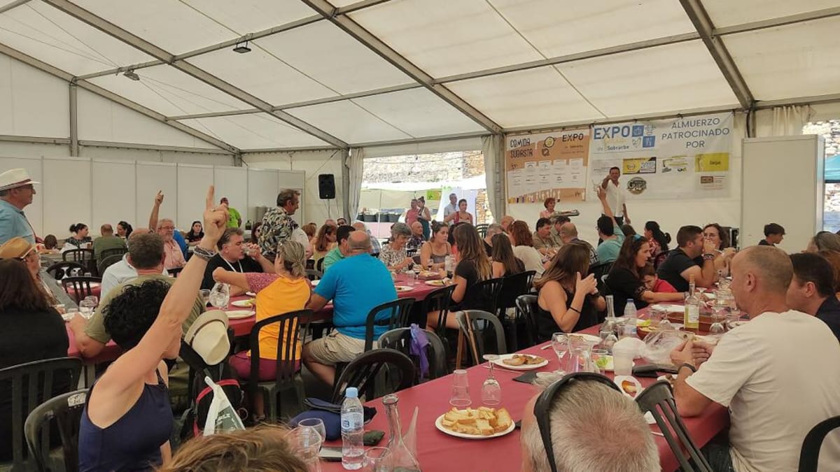 Enrique Pueyo, alcalde de Aínsa, Expoferia de Sobrarbe