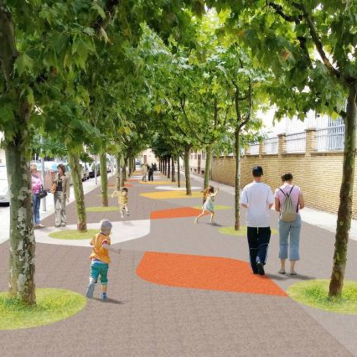 Proyectado un lavado de cara a los parterres de la calle Pedro Sopena, para hacerla más transitable