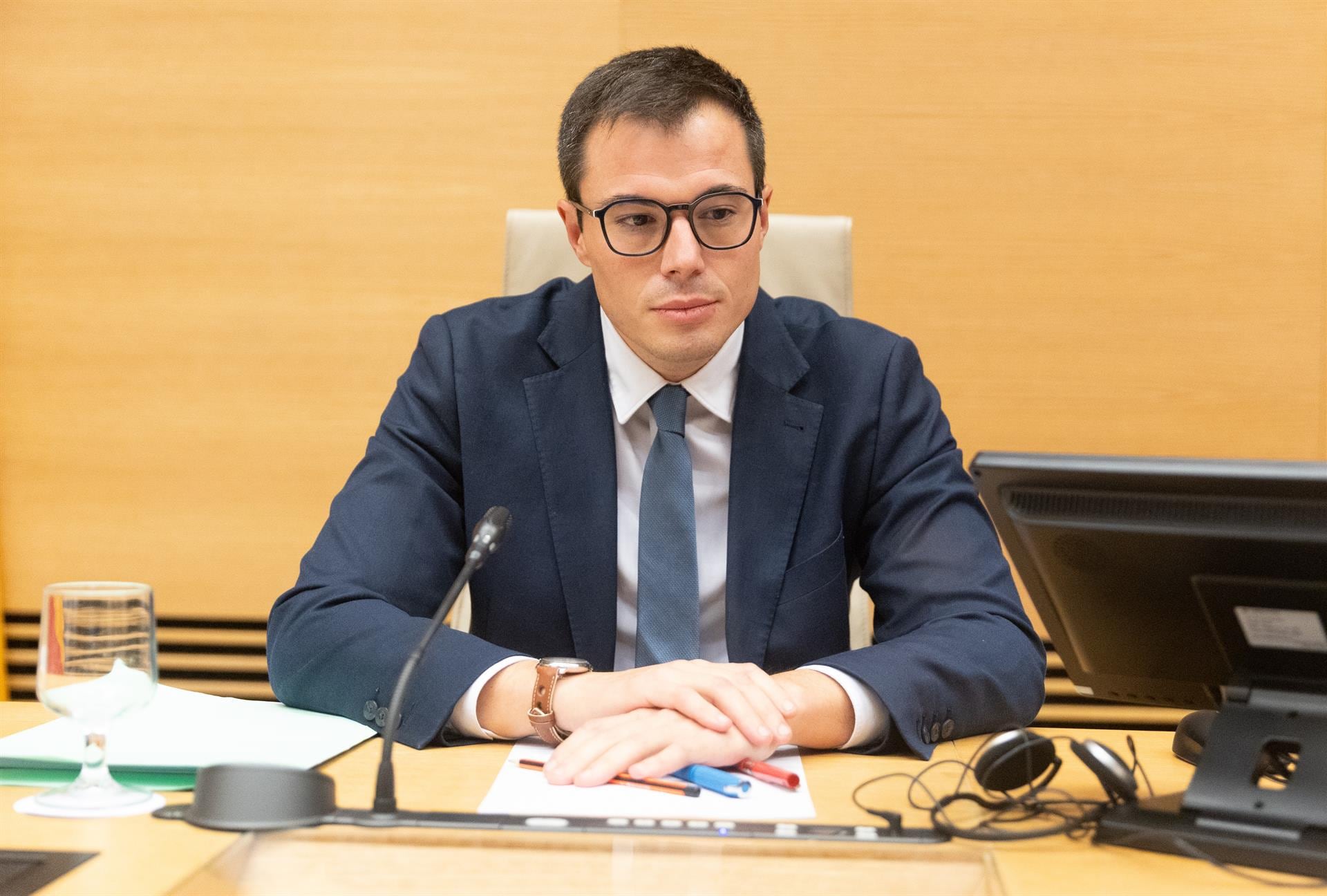 El secretario autonómico de Presidencia de la Generalitat Valenciana, Cayetano García Ramírez, comparece ante la Comisión de Investigación de la DANA, en el Congreso