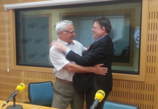 Ribó y Puig coinciden en Radio Valencia Cadena SER el 25 de mayo de 2015