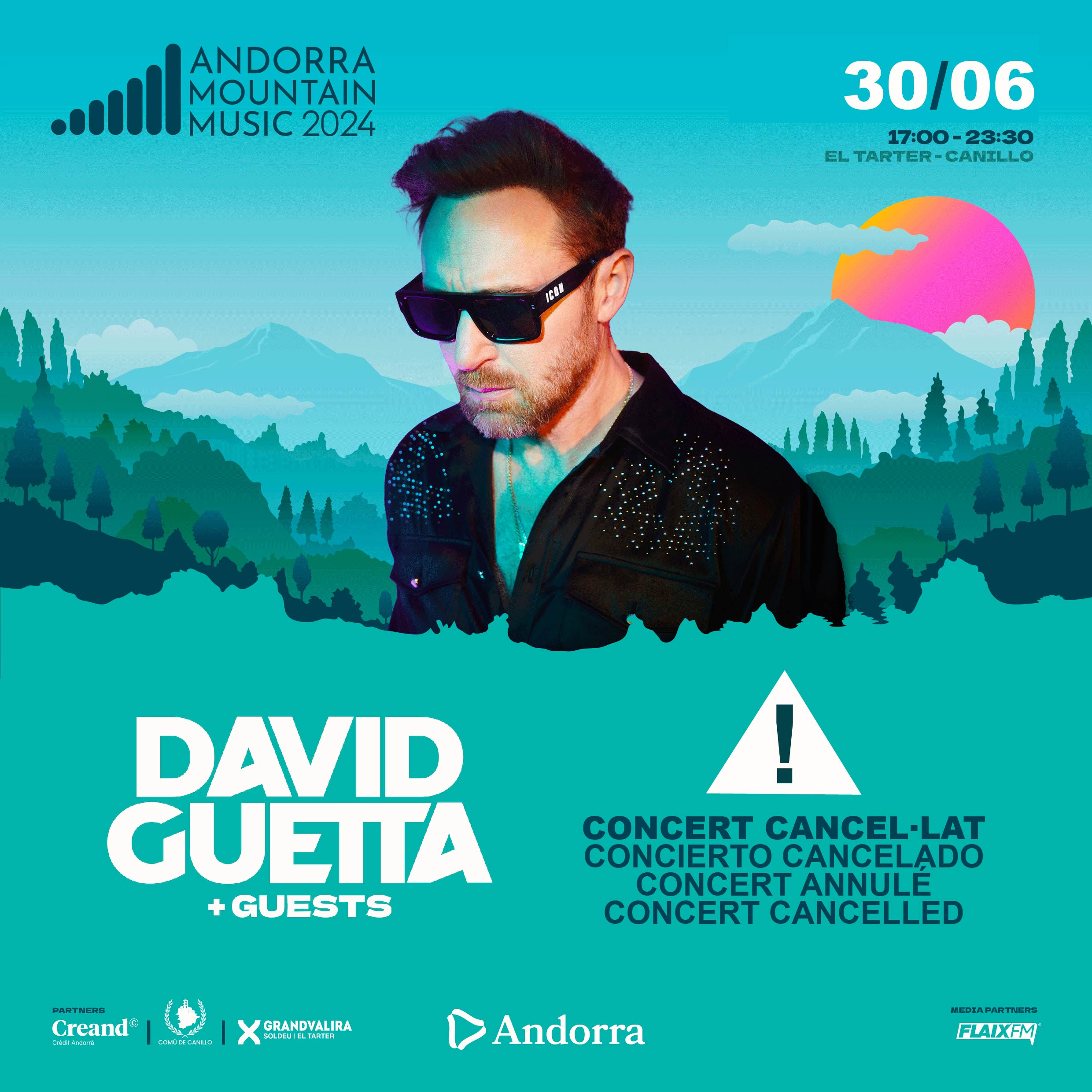 Cancel·lat el concert de David Guetta
