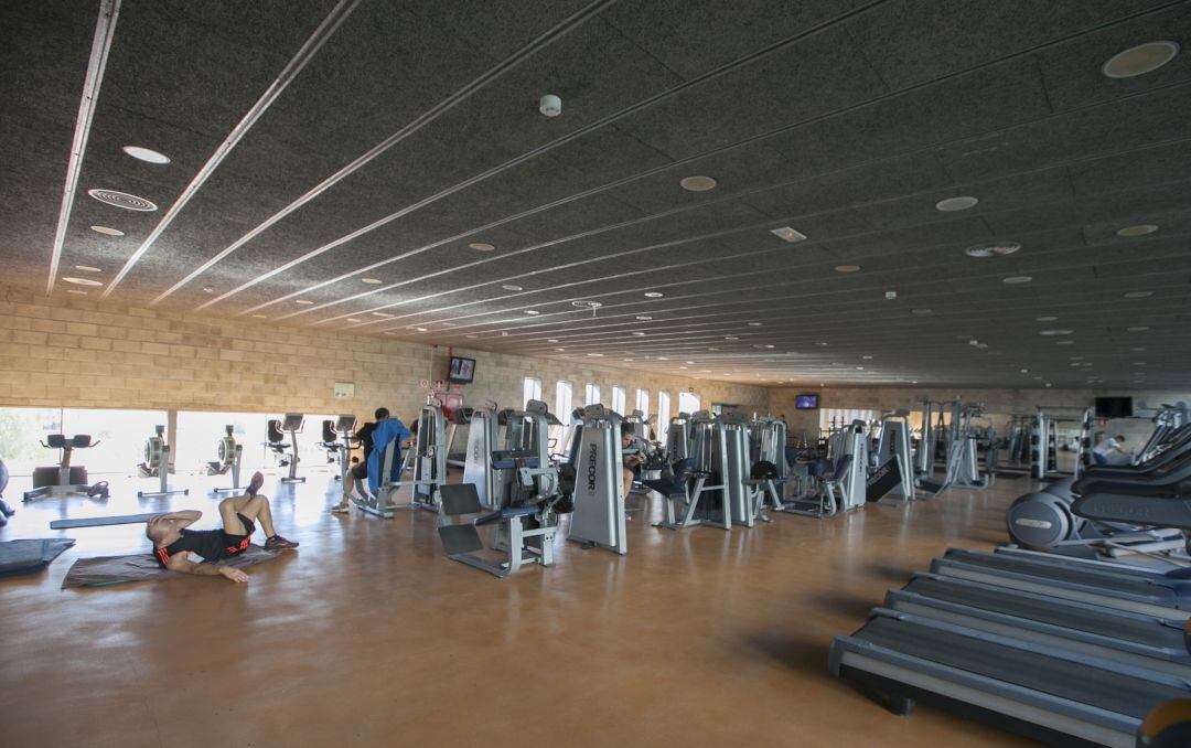 Zona de gimnasio del Centre Esportiu del Grau