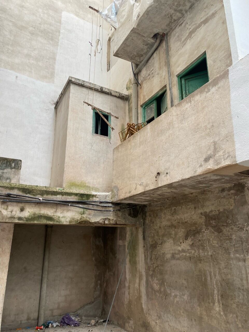 Estado en el que se encuentra el patio interior de la vivienda.