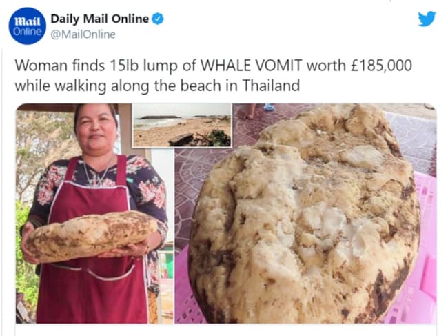 El tuit del Daily Mail.