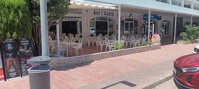 Imagen de un restaurante en la zona norte de Ibiza