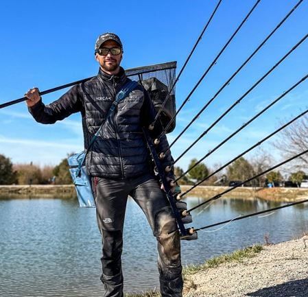 Nicolás Abadía se proclamó campeón de Aragón de pesca de salmónidos lago