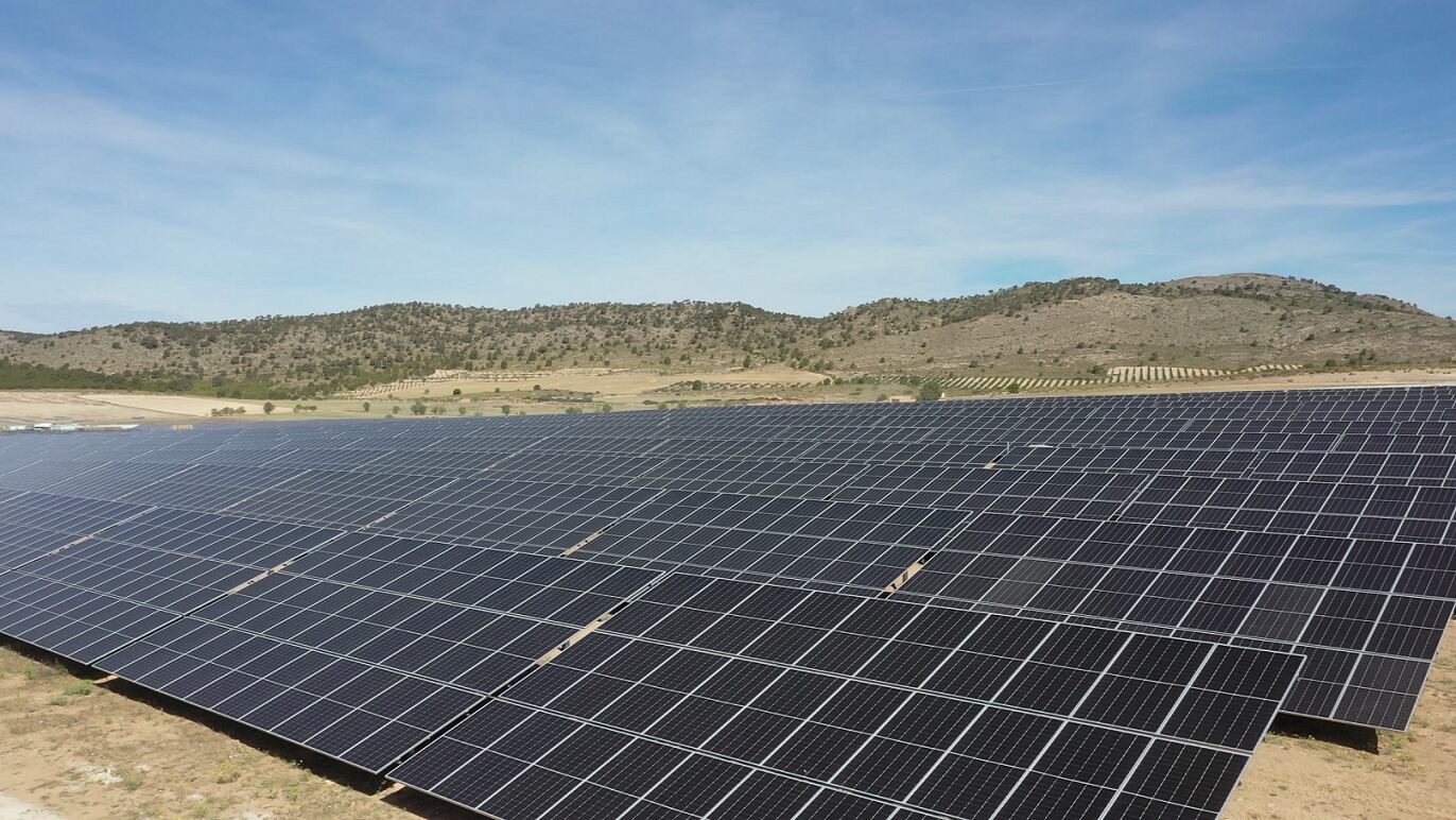 Planta fotovoltaica de Iberdrola en una imagen de archivo.