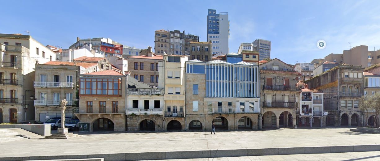 Praza da Ribeira do Berbés en Vigo