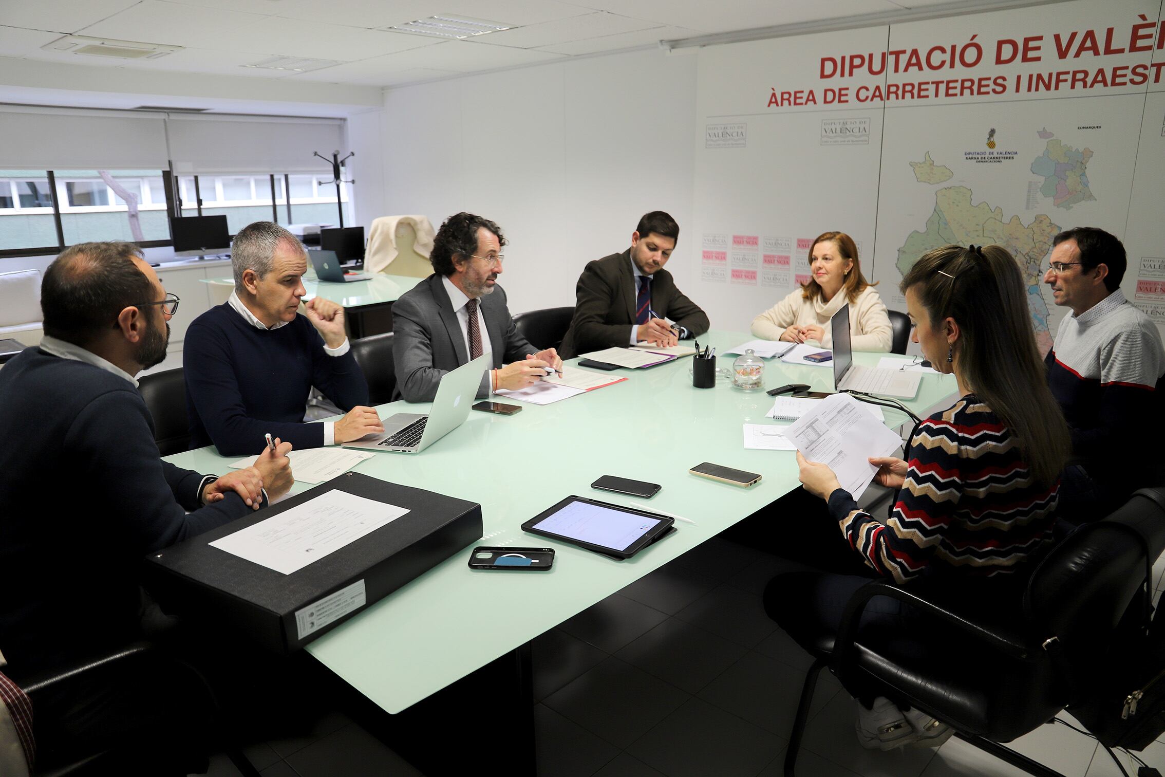 Reunión entre el Ayuntamiento de Gandia y la Diputació.