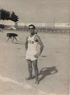 Aurelio, en su etapa de atleta