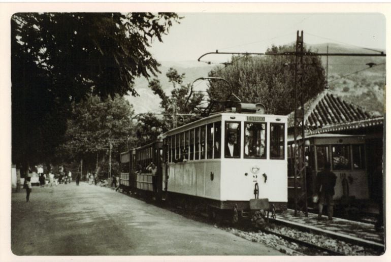 Estación del viejo Tranvía de la Sierra en Cenes de la Vega(Granada)