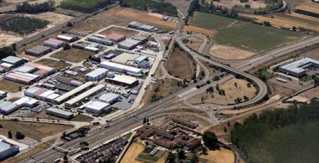 Polígono Industrial de Villamuriel de Cerrato (Palencia), lugar del accidente