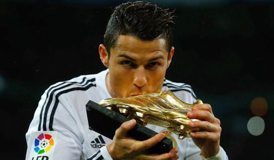 Cristiano besa la Bota de Oro