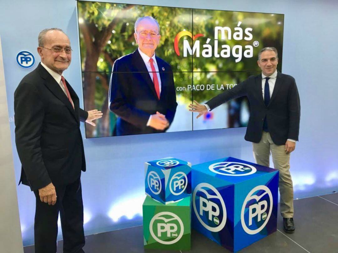 &#039;Más Málaga con Paco de la Torre&#039;, el lema de campaña del PP 