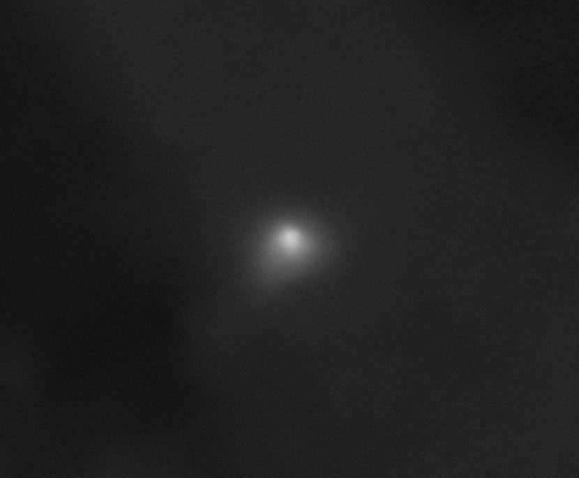 Imagen del cometa captada por la NASA