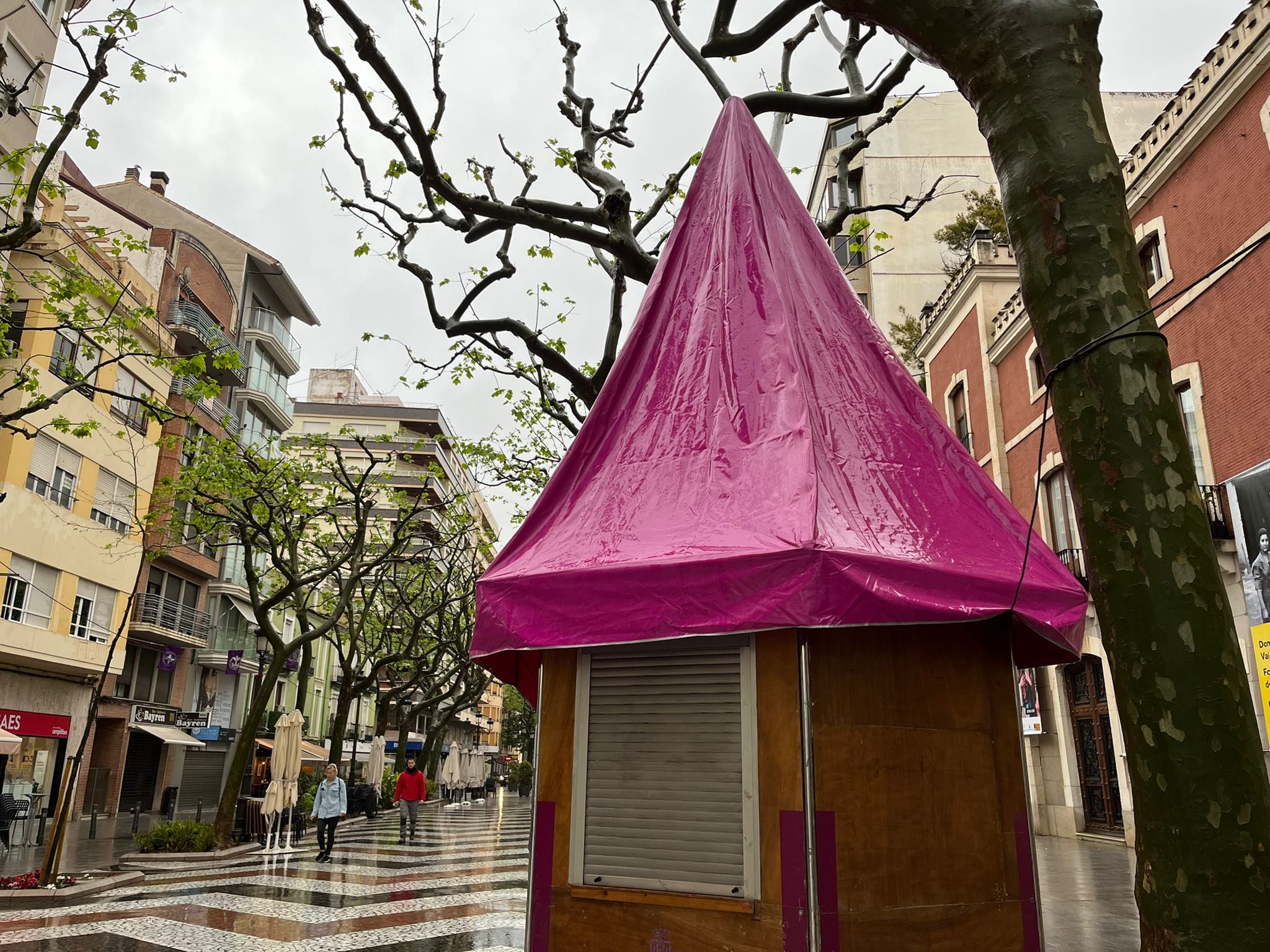 Gandia bajo los efectos de la borrasca Evelyn