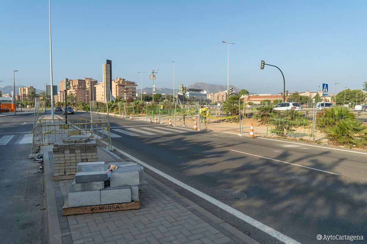 Obras del carril bici