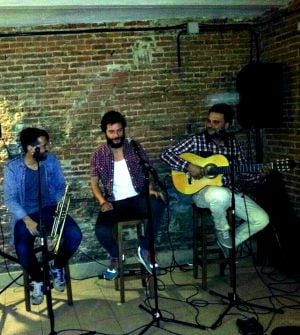 Juanito Makandé en la presentación en Madrid