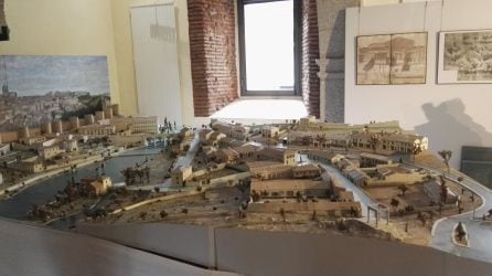 Maqueta de la ciudad de Ávila realizada en 1994 por personas con capacidades diferentes