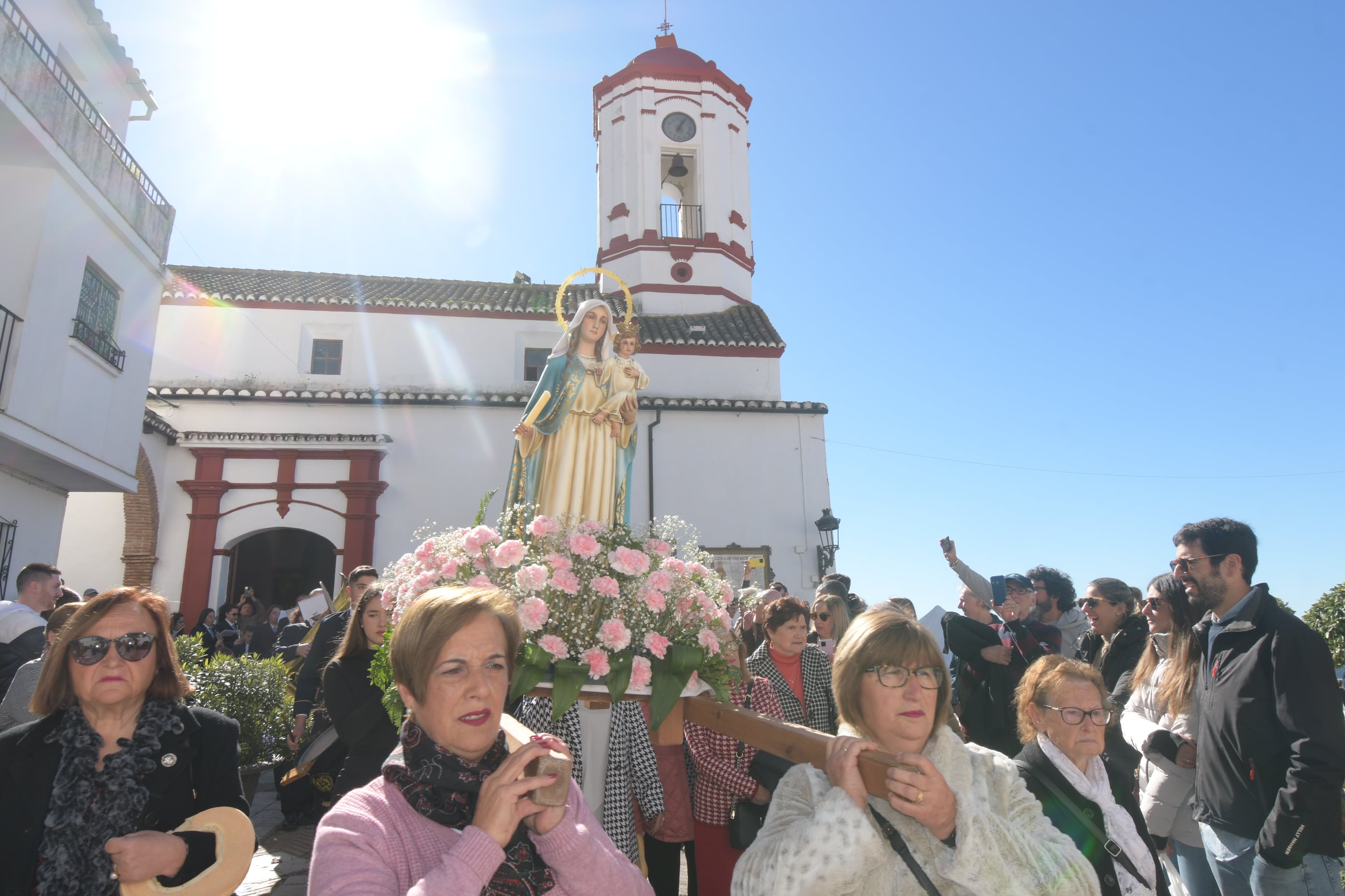 Desfile procesional de la Virgen de la Candelaria de Genalguacil