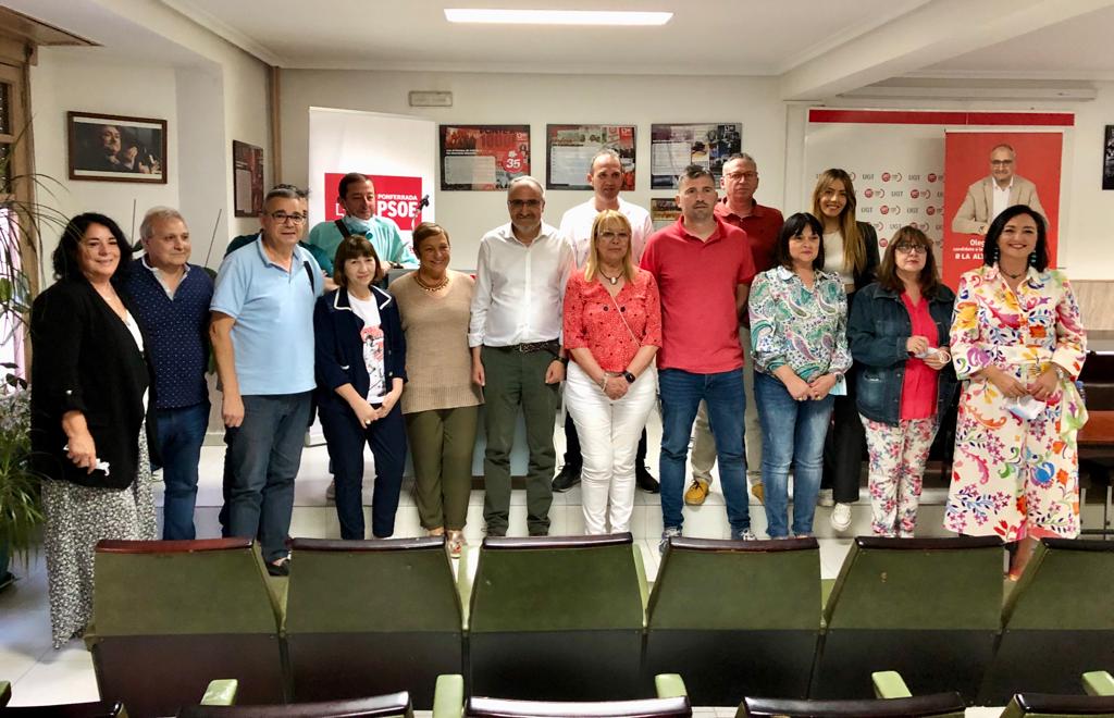 Nueva ejecutiva local del PSOE de Ponferrada