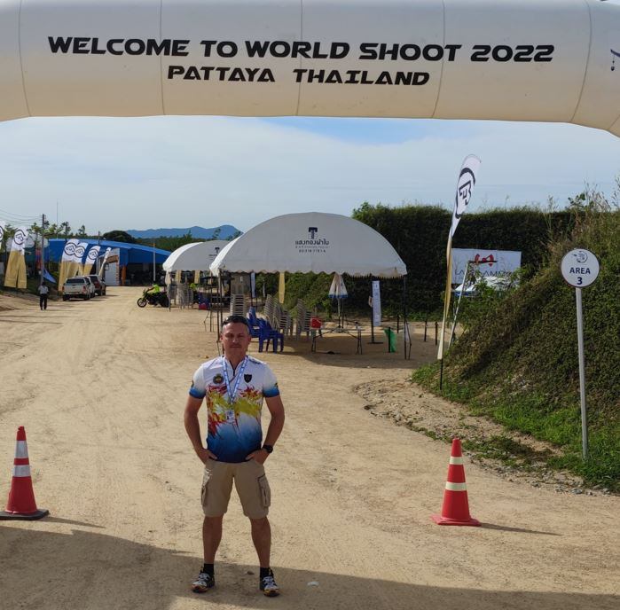 Turiégano en el acceso a las instalaciones que albergaban el Campeonato Mundial de IPSC