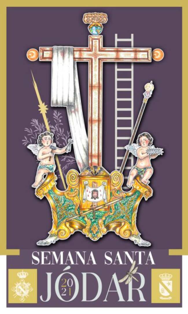 Cartel anunciador de la Semana Santa de Jódar 2.021