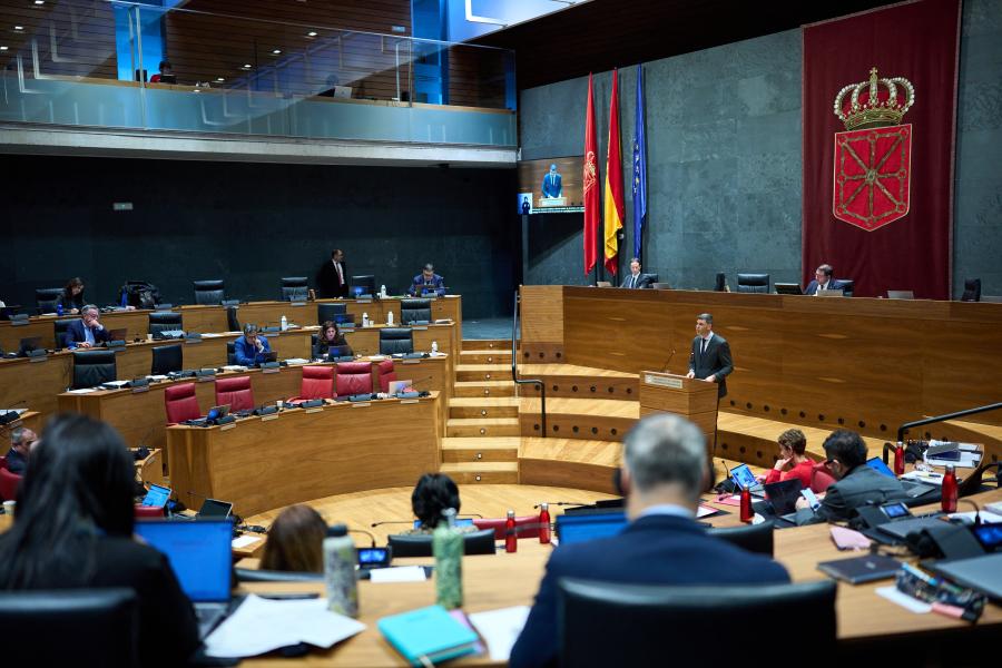 Pleno del Parlamento de Navarra