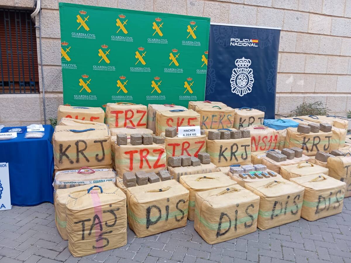 Desarticulada en Albacete una organización criminal dedicada al tráfico de drogas a nivel internacional