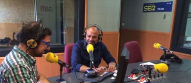 José García Molina en los estudios de SER Toledo