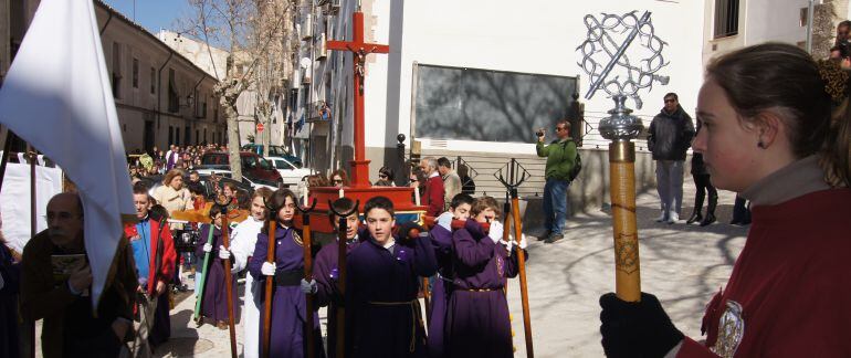 Procesión infantil de la Escuela Nazarena de Cuenca