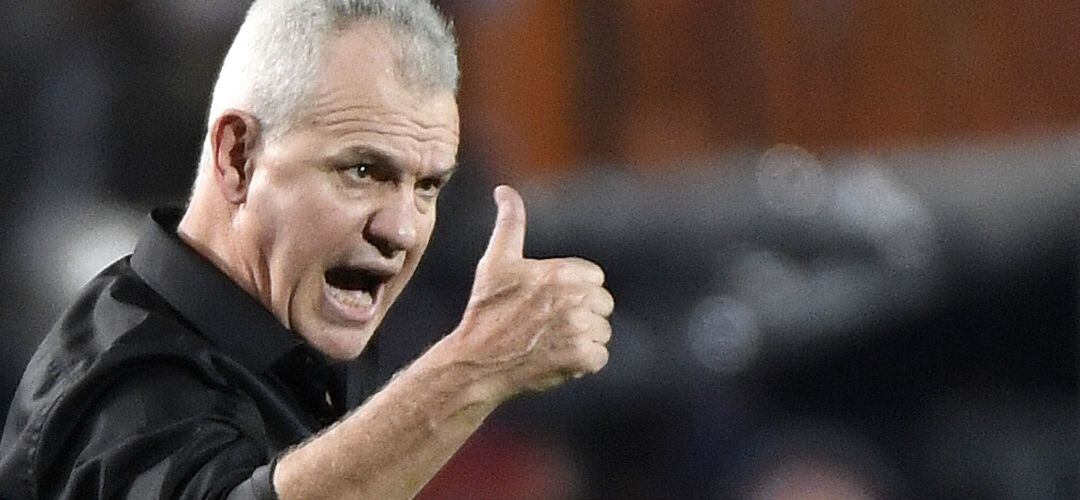 Javier Aguirre durante un partido con la selección egipcia durante la pasada Copa de África de naciones.