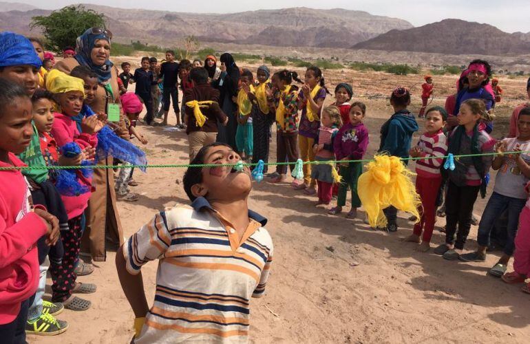 Escuelas de UNICEF en el campo de refugiados de Zaatari. 